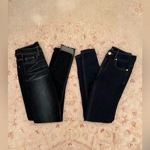 Harper Size 26 2 Pair Bundle Dark Denim Stretch Skinny Jeans